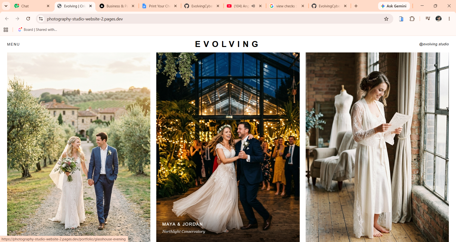 Photographer Template 2 website template screenshot